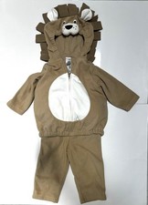 Carter's Infant Lion Halloween Costume 12 Months Soft Warm Zip