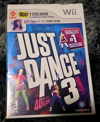 Just Dance 3 (Nintendo Wii, 2011) CIB – Complete, Tested – Party Dance Game