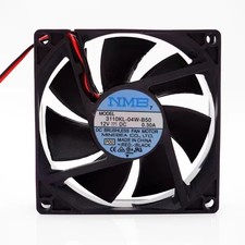 NMB 3110KL-04W-B50 8025 DC12V 0.30A 8CM 2-Wire Inverter Cooling Fan