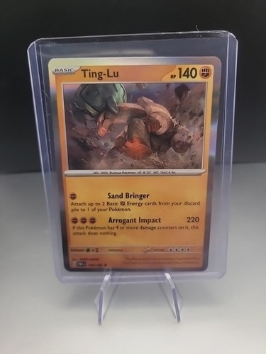 HOLO Ting-Lu 109/182 NM / M - Paradox Rift Pokemon Card - Akira Egawa ...