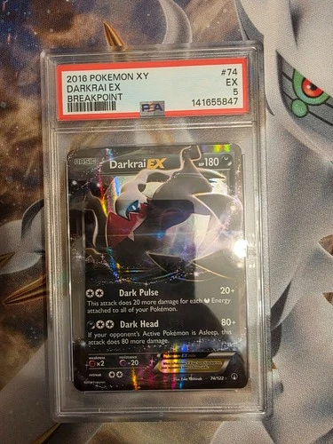 Pokemon Darkrai EX Holo Ultra Rare #74 XY Breakpoint PSA 5