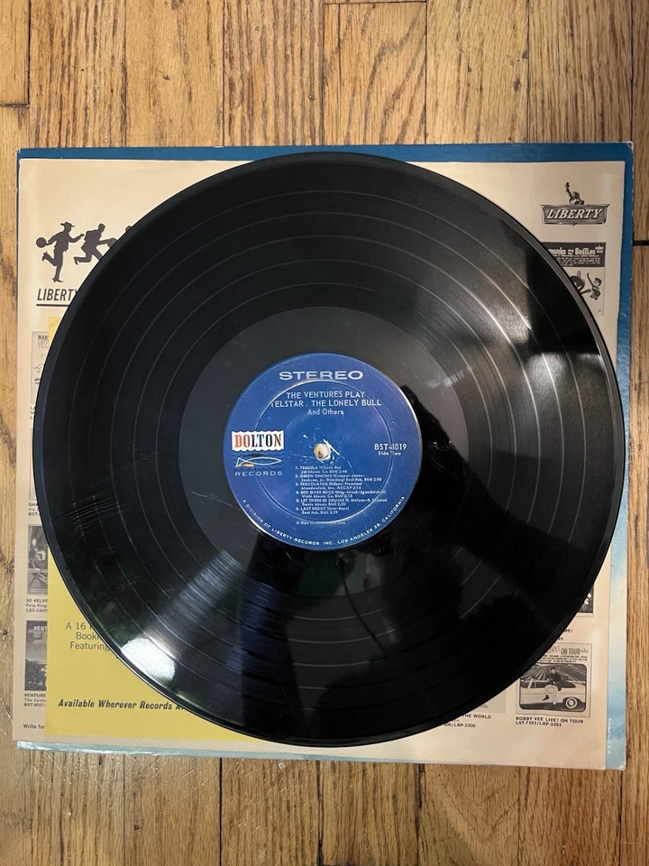 The Ventures Play Telstar Vinyl LP Record Album Foto 3 de 4
