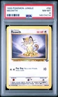 1999 POKEMON JUNGLE #56 MEOWTH PSA 8