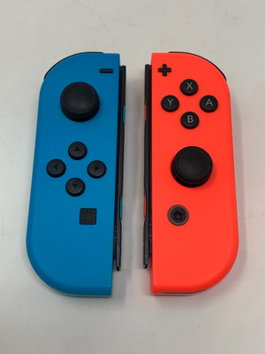  Official Nintendo Switch OLED  Joy-Con - Left/Right Neon Blue/Neon Red Joy Con