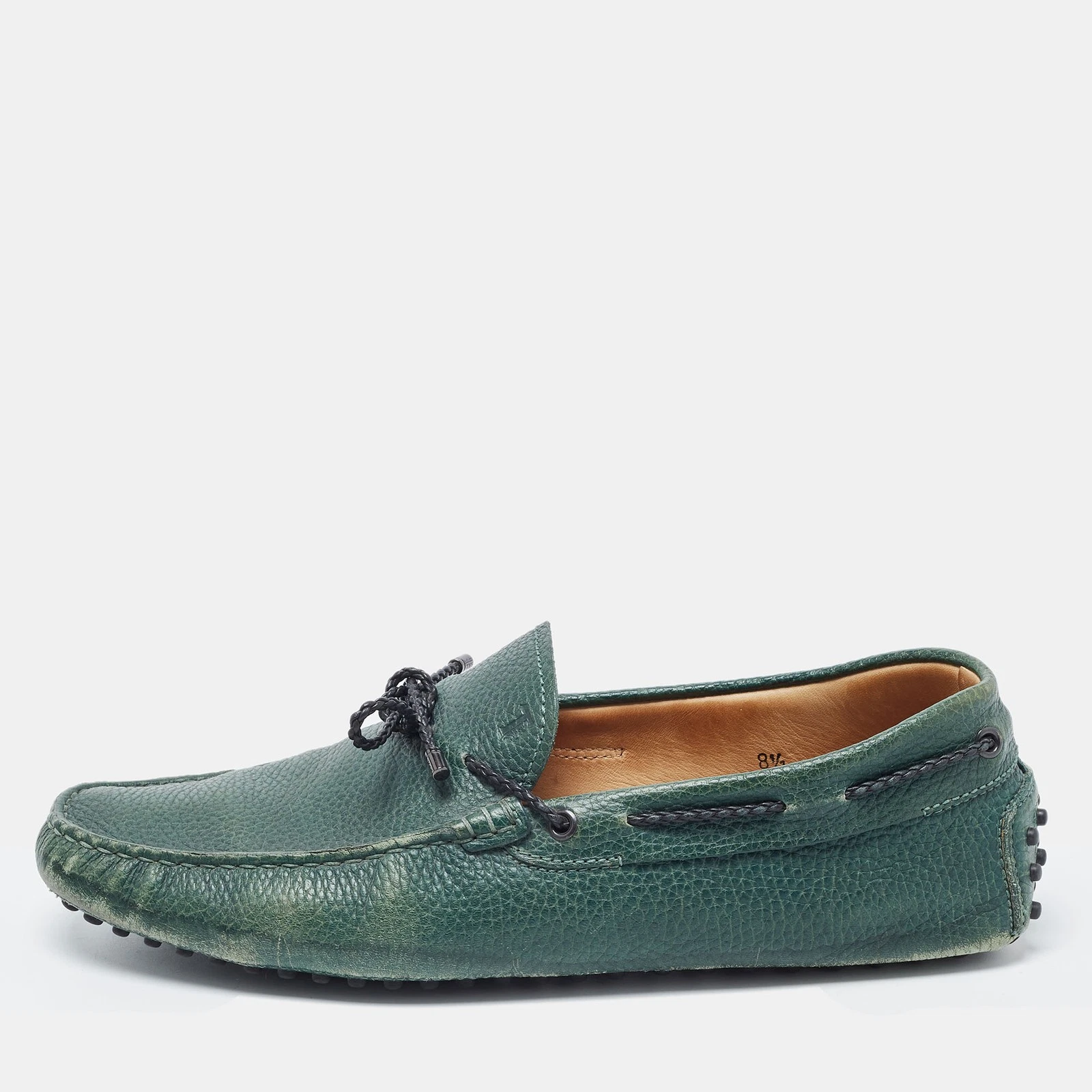 TOD’S Mocassini con fiocco verde Tod's taglia 42 5