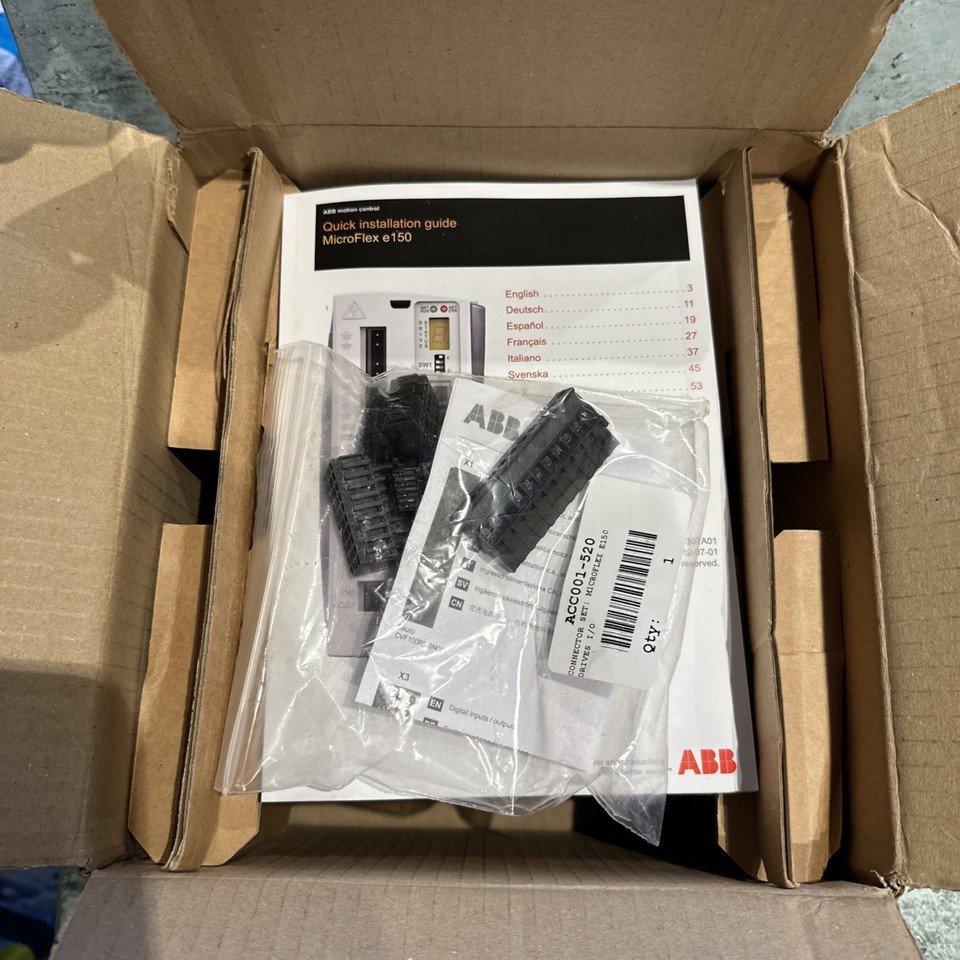 ABB Baldor Microflex E150 Servo AC Motor Drive Controller Single Phase ...