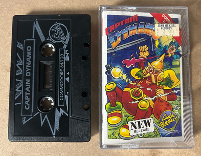Commodore 64 Spiel - Captain Dynamo - Codemasters - sehr guter Zustand
