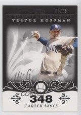 2008 Topps Moments & Milestones Black 7/25 Trevor Hoffman #32 HOF 2r6