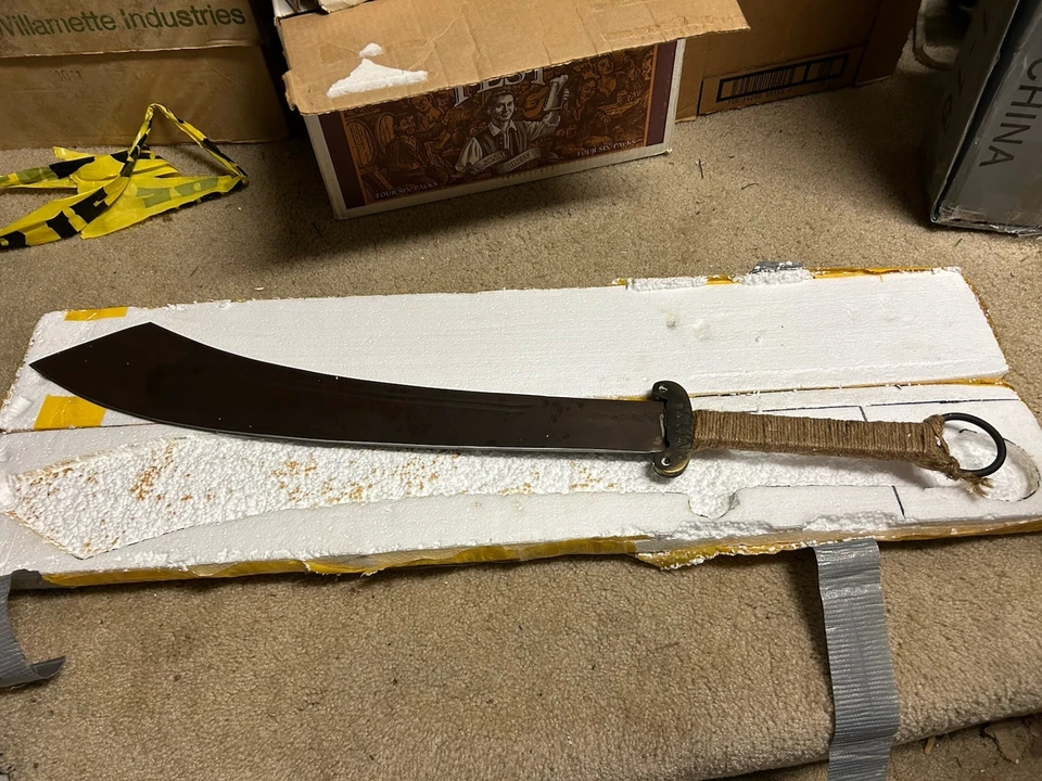 Vintage Broadsword Blade Anti-Japanese War Sword Chinese Eighteenth Army - Image 2 of 4