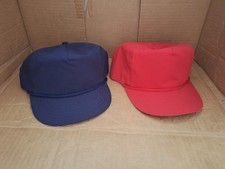 2 Plain Rope Youth Hats With Sweat Guards Otto Brand Snapback
