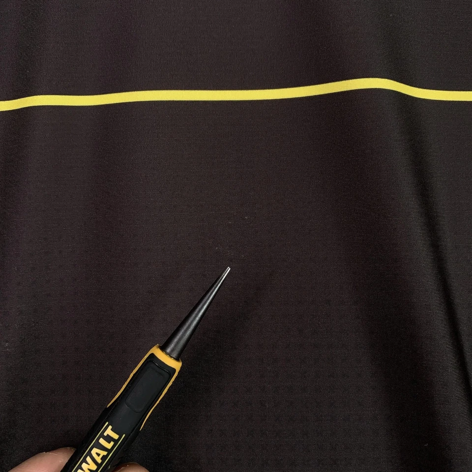 Camisa Helly Hansen Para Hombre Grande Negra Amarilla Rendimiento Capa Base Logo 33894 Foto 4 de 4