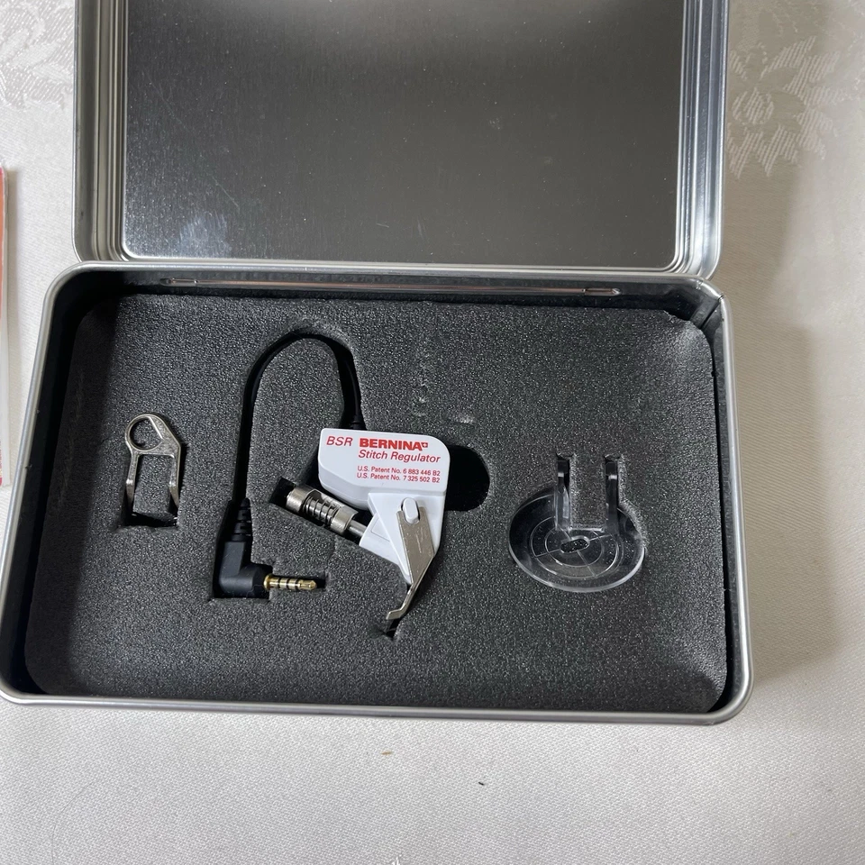 Prensatelas Regulador de Puntada BSR Bernina #42 Caja Original, Lata e Instrucciones Foto 3 de 4