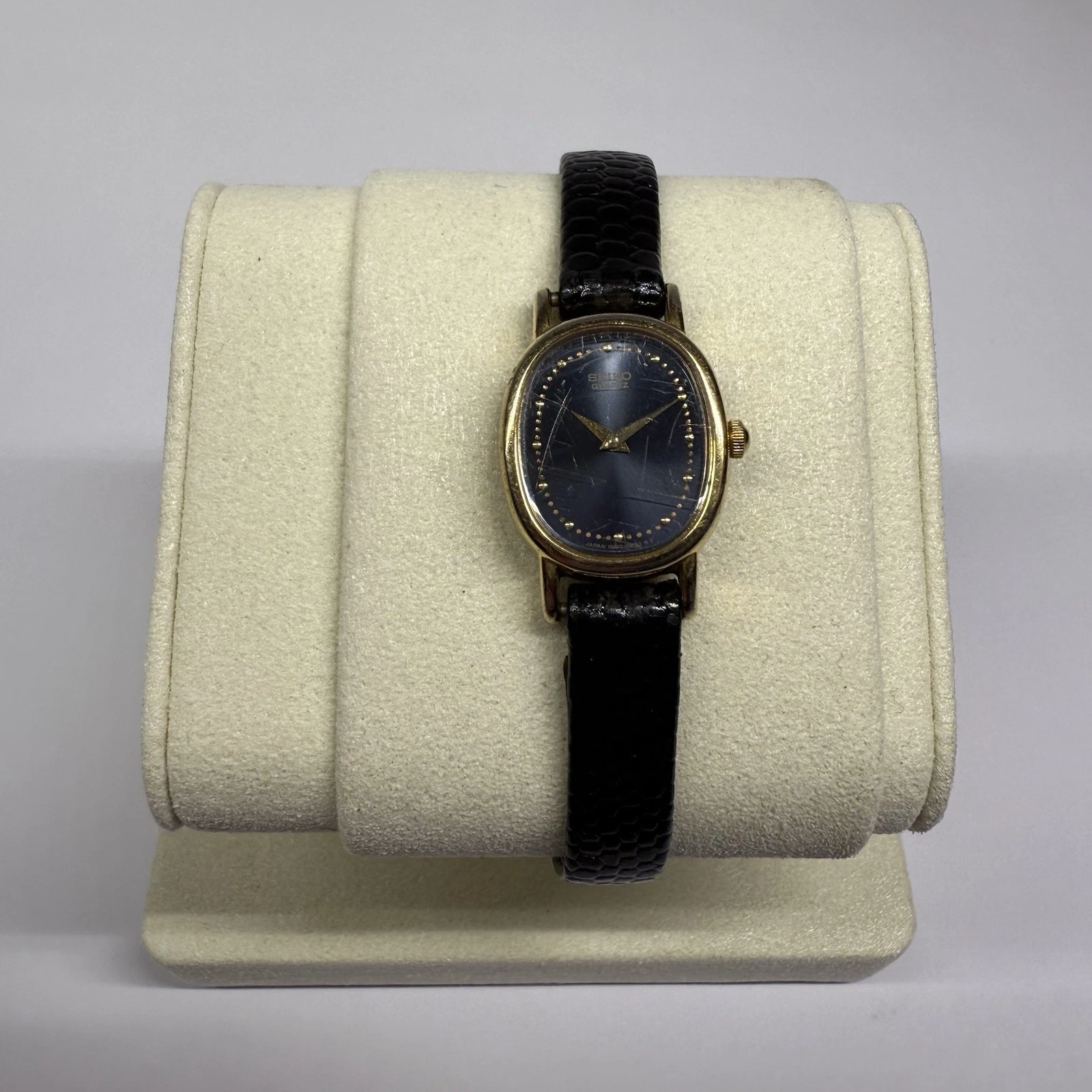 SEIKO 1N00-5D09 Gold Tone Quartz Women Vintage Watch W73 *New Battery