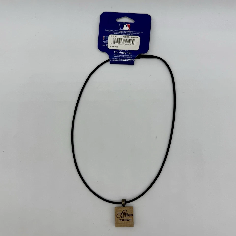 MLB Texas Rangers Darvish Life Tiles Stretchable Necklace Approximately 17.5” - Image 2 of 4