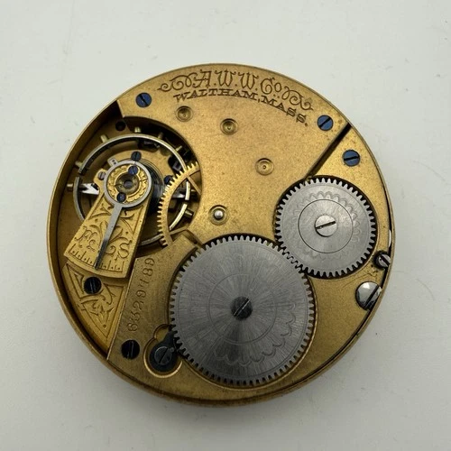 Antique Waltham Grade 20 7j, 16s Model 1888 Watch Movement Good Balance Wheel