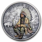 1 oz Silver Antique Round Legendary Warriors: Sitting Bull