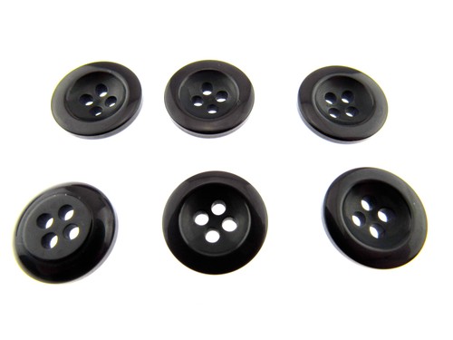 Round Trouser Buttons with Four Holes 18mm (11/16") - 7 Colours Available P102 - Picture 22 of 26