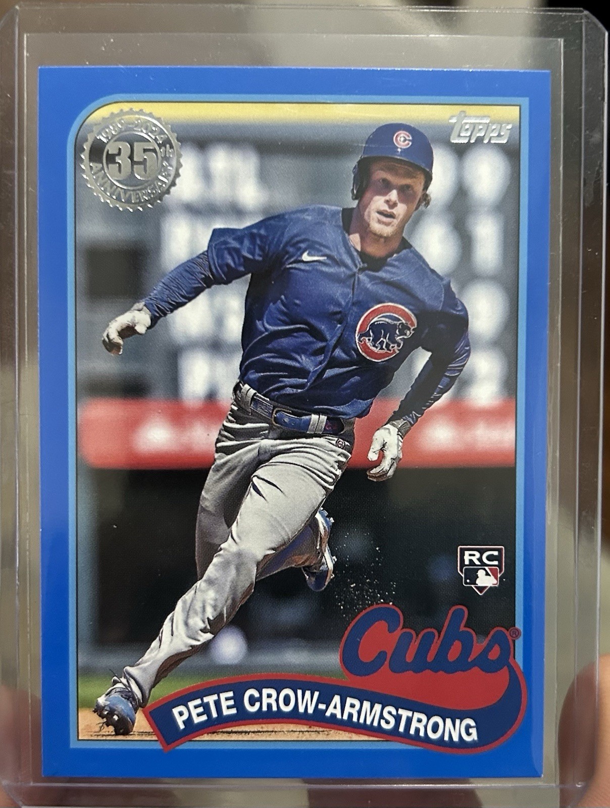 2024 Topps Series 2 Pete Crow-Armstrong #89B2-5 1989 Topps Baseball Blue (RC)