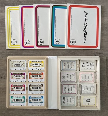 Hooked on Phonics Reading Program Cassettes And Books Original Box Vintage 1988