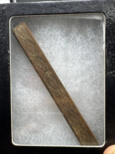 Civil War Relic Dug Chattanooga TN Embossed Metal Bar Artifact