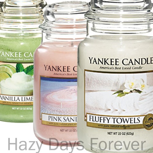 YANKEE CANDLE SCENTED LARGE JAR 22oz ♥ 25% OFF RRP ♥ 99p P&P Housewarmer 22 oz
