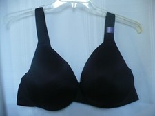 Catherines Black Full Coverage Smooth Underwire Bra NWT FREE SHIPPING