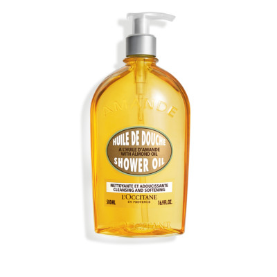 L'occitane Almond Cleansing Softening Shower Oil 16.9 oz NEW