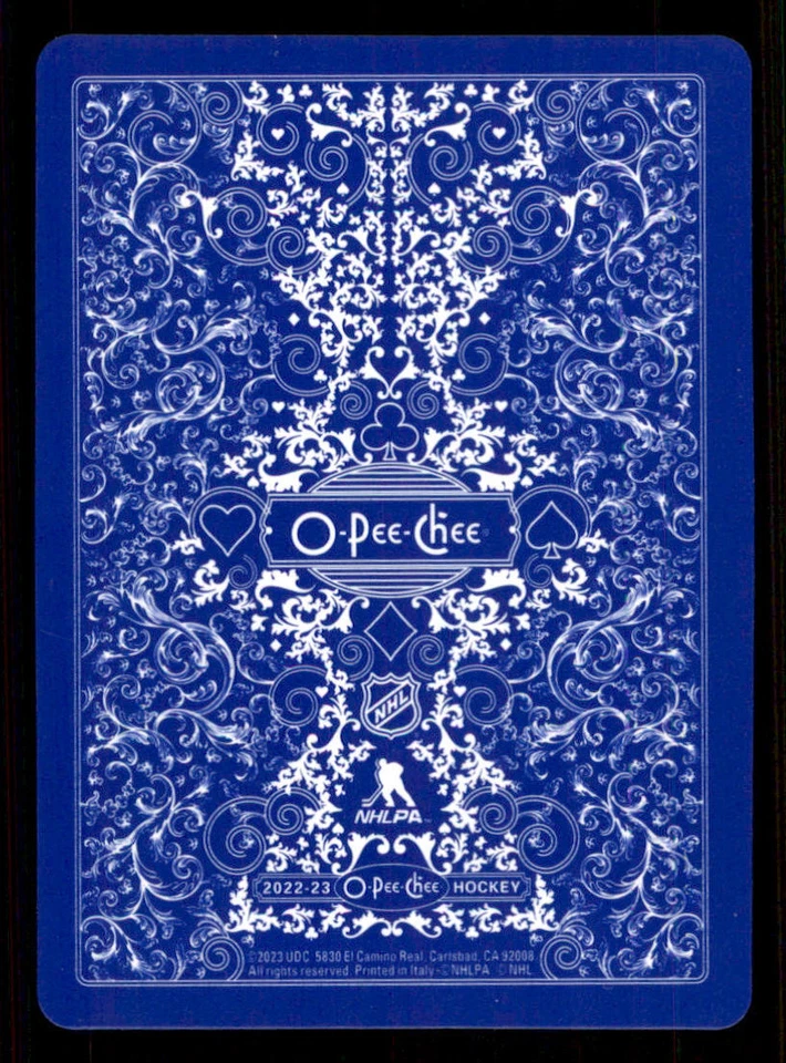 2022-23 O-Pee-Chee Playing Cards #5DIAMONDS Johnny Gaudreau - Image 2 of 2