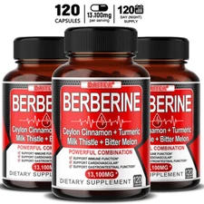 Berberine HCl 13,100mg - High Potency Supplement Capsules - heart health