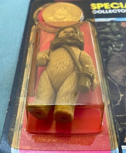 VINTAGE KENNER STAR WARS 1984 ROTJ JEDI POTF LAST 17 EWOK LUMAT MOC 92 BACK NOS - Picture 14 of 18