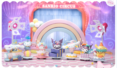 52 toys x Sanrio Characters Traveling Circus One Blind Box Toys