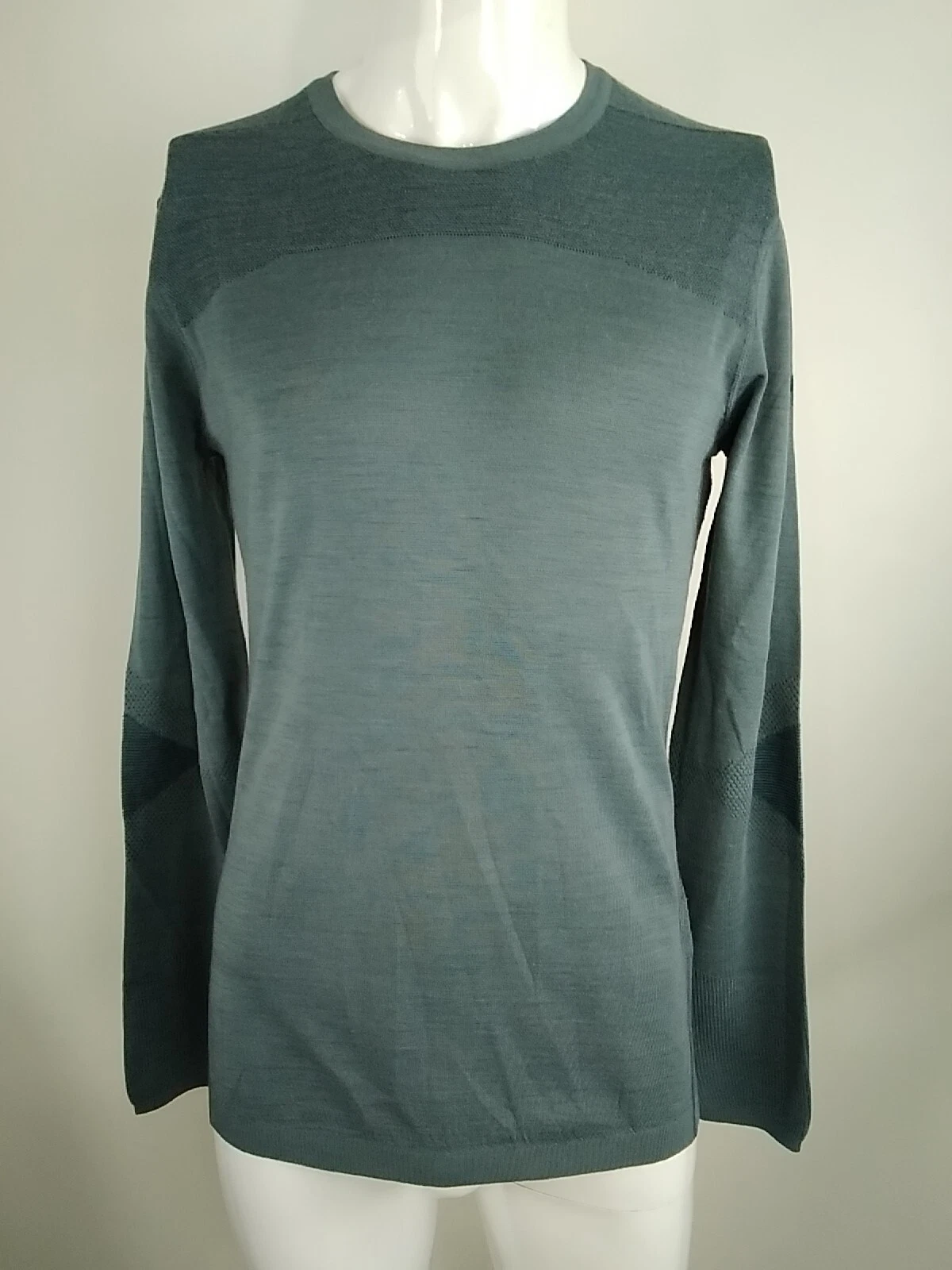 Smartwool Men Intraknit Thermal Merino Baselayer Crew Blue Medium 19286-P03