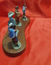 SOLDATINI DIPINTI A MANO RAFFIGURANTI I 4 MOSCHETTIERI 54MM