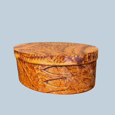 Vintage Orleans Carpenters Classic Shaker Oval Box Fancy