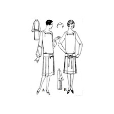 Past Patterns 4560 - Mid 1920s Slip On Dress Sewing Pattern bust sizes 38"