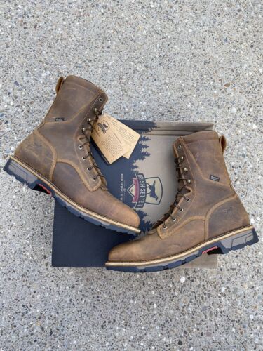Irish Setter 83852 Marshall 9" Stiefel wasserdicht Sicherheit Zehe Herren Größe 14 D Schnürung - Bild 3 von 10