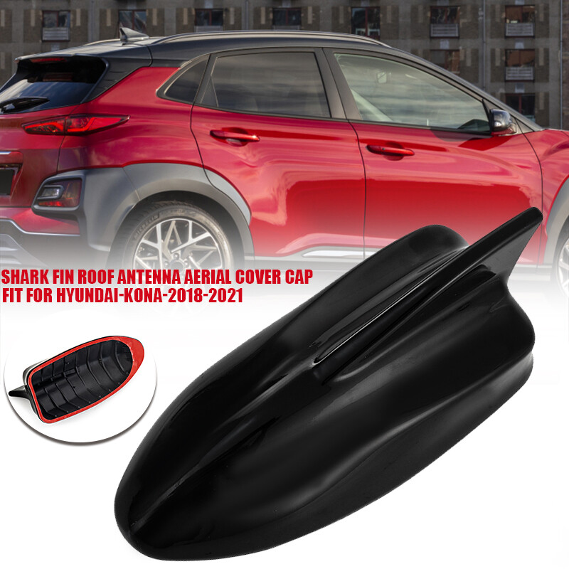 For Hyundai Kona 2018-2022 Black Fin Antenna Base Cover