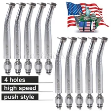 1-10 Yabangbang Dental High Speed Handpiece Turbine/4Hole Quick Coupler Fit KaVo