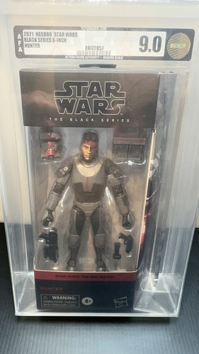 2021 STAR WARS BAD BATCH BLACK SERIES 6-INCH HUNTER AFA 9.0 GRADED MIB - Bild 1 von 12
