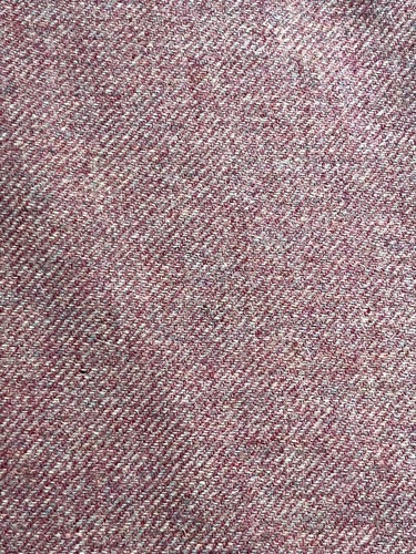 Luxus 100% Wolle IN Dunkel Rose Pink Tweed Stil Stoff - Bild 10 von 10