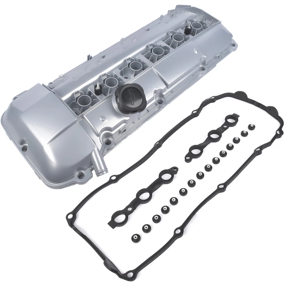 Kit de cubierta de válvula de motor de aluminio 11127512839 para BMW 325i 525i X3 X5 Z4 2003-2006 Foto 3 de 4