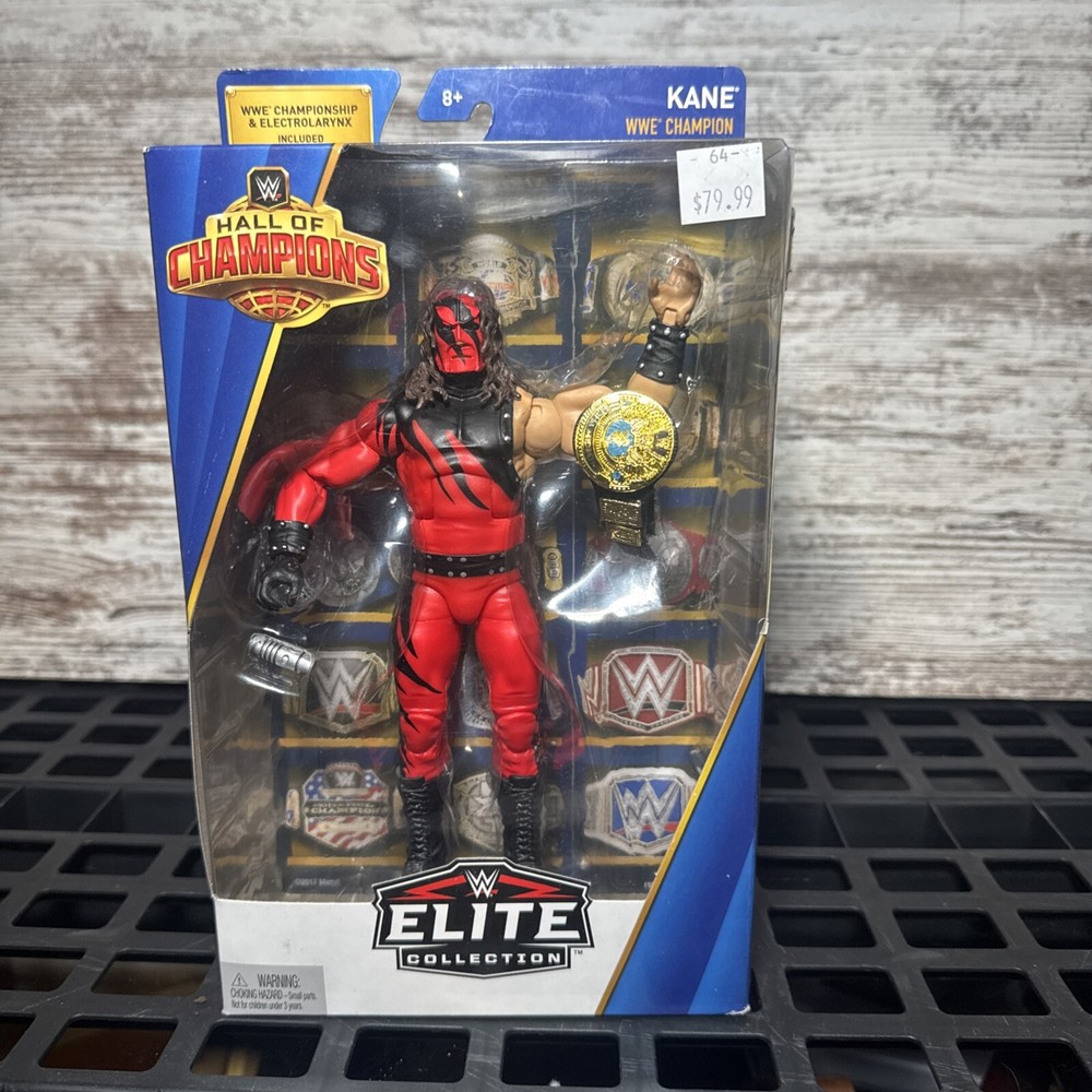 WWE Elite Hall Of Champions KANE 1998 Mattel Wrestling Action Figure 2017 NEW