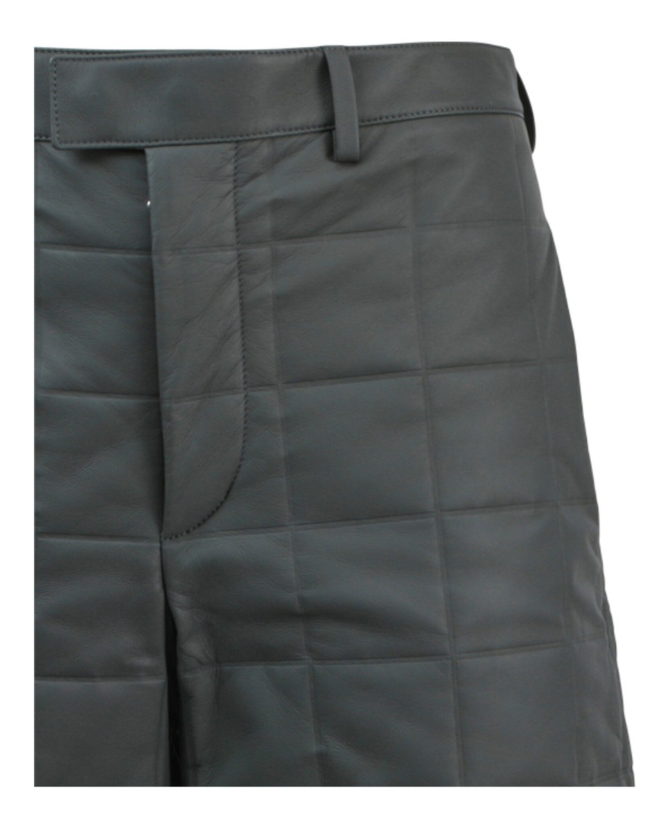 Bottega Veneta Mens Leather Quilted Puffer Shorts | eBay
