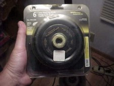 NOS Forney 72871 6" Twist Knot Cup Brush .020" Tempered Steel 5/8" 11 Threads
