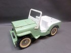 Vintage 1960'S Tonka Aqua / Turquoise Jeep - Pressed Steel - Original