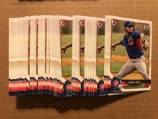 Lot (90) THOMAS HATCH Cubs 2018 Bowman Baseball paper base prospect cards