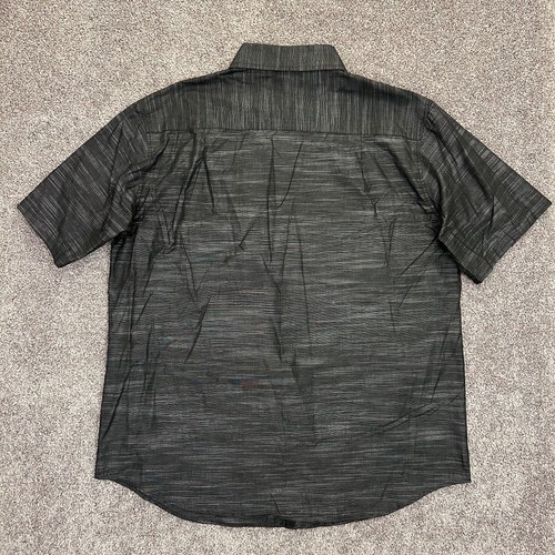 Beverly Hills Polo Club Short Sleeves Shirt Men's Gray Big & Tall Size 2XLB - Picture 4 of 9