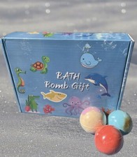 Bath Bombs Gift Set 12pcs, All Natural Organic Bubble Home Spa Set