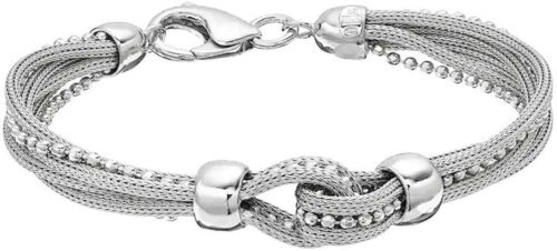 Sterling Silver Mesh Bracelets with Lobster Claw Clasp 7.5 Inch - Afbeelding 1 van 4