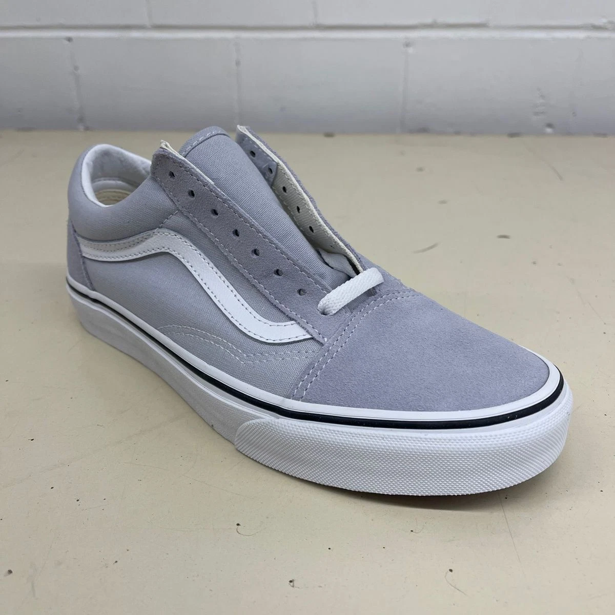 Vans grey lace clearance up